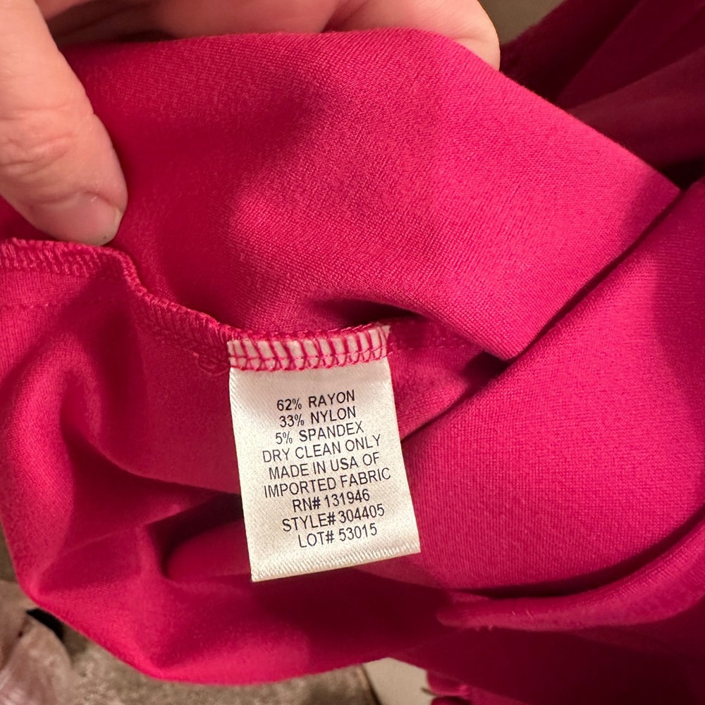 Jude Connally Vibrant Pink Ruffle Blouse - Picture 5 of 5
